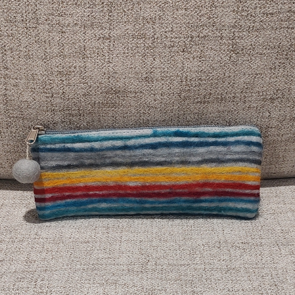 Wool Pencil Pouch Used